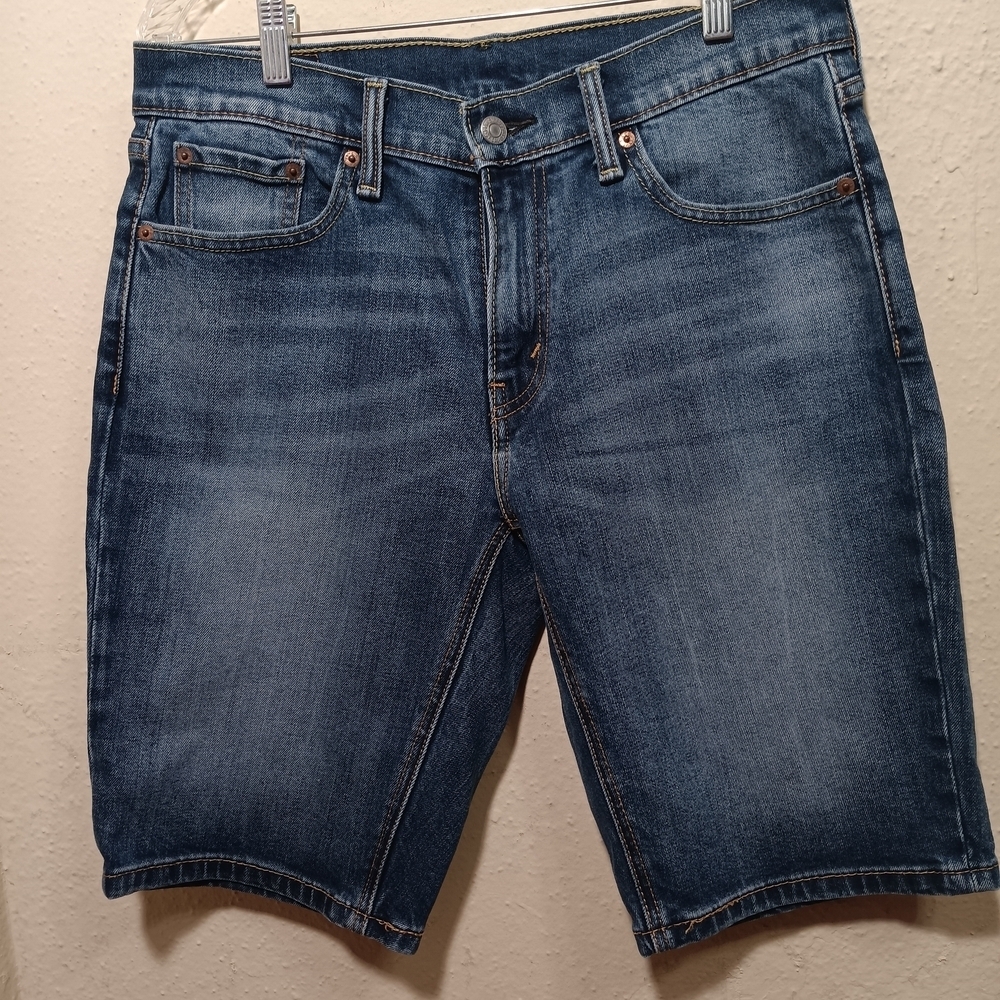 Levi's Dark Wash Jean Shorts